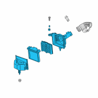 OEM Infiniti Air Cleaner Diagram - 16500-1MG0C