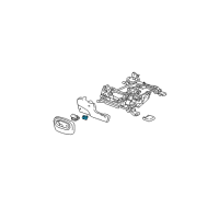 OEM 2005 Chevrolet Trailblazer Switch Asm, Passenger Seat Lumbar Control Diagram - 88949498