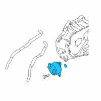 OEM 2020 Toyota Yaris Oil Cooler Diagram - 33493-WB002