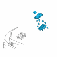 OEM Buick Terraza Junction Block Diagram - 25906446