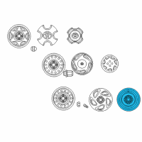 OEM 1998 Toyota Corolla Wheel, Disc Diagram - 42611-02150