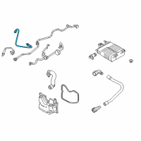 OEM 2018 Ford Focus Rear Oxygen Sensor Diagram - CV6Z-9G444-A