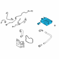 OEM 2013 Ford Focus Vapor Canister Diagram - AS4Z-9D653-F