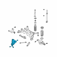 OEM 2005 Nissan Murano Housing Assy-Rear Axle, RH Diagram - 43018-CN200