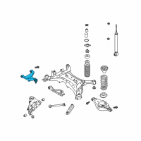 OEM 2006 Nissan Murano Arm Assy-Rear Suspension, Rh Diagram - 55501-CA00A