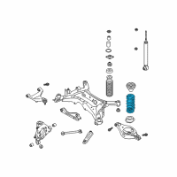 OEM 2007 Nissan Murano Spring-Rear Suspension Diagram - 55020-CA000