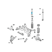 OEM 2005 Nissan Quest Tube-Distance, Shock Absorber Mounting Diagram - 55323-CA00A