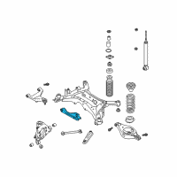 OEM 2003 Nissan Murano Link Complete-Lower, Rear Suspension L Diagram - 551A1-CC40A