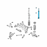 OEM 2003 Nissan Murano ABSORBER Kit-Shock, Rear Diagram - 56210-CA026