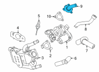 OEM Kia K5 Adaptor-EGR Diagram - 284562M400