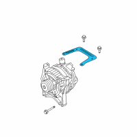 OEM 2010 Ford E-150 Bracket Diagram - 7L3Z-10153-A