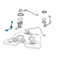 OEM 2015 Chevrolet Camaro Fuel Gauge Sending Unit Diagram - 13592329