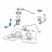 OEM 2015 Chevrolet SS Fuel Gauge Sending Unit Diagram - 13592329