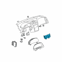 OEM 2006 Chevrolet Malibu Dash Control Unit Diagram - 15207612