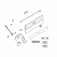 OEM Nissan Stay Assembly-Rear Gate Diagram - 90460-8B400