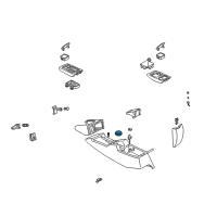 OEM 1996 Chevrolet Camaro Mat, Front Floor Console Compartment Diagram - 17997732