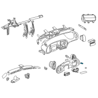 OEM 1990 Dodge Daytona Brake Caliper Repair Kit Diagram - 4383923