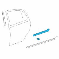 OEM Toyota Echo Lower Molding Diagram - 75746-52030