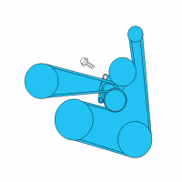 OEM Nissan Serpentine Belt Diagram - 11720-JA00B