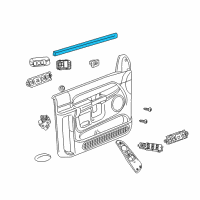 OEM 2004 Dodge Ram 1500 WEATHERSTRIP-Door Belt Diagram - 55276896AF