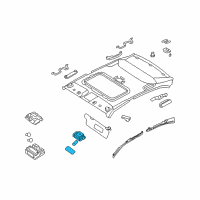 OEM Kia Lamp Assembly-Room Diagram - 928702G500J7