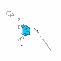 OEM 2003 Hyundai Tiburon Actuator Assembly-Cruise Control Diagram - 96440-2D001