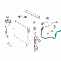 OEM 2016 BMW X5 Expansion Tank-Pump Line Diagram - 17-12-8-514-220