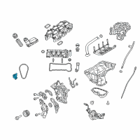 OEM 2018 Jeep Wrangler TENSIONER-Chain Diagram - 5047886AA