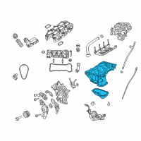 OEM 2014 Jeep Wrangler Pan-Engine Oil Diagram - 68078951AC