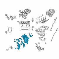 OEM 2014 Jeep Wrangler Cover-Chain Case Diagram - 68079231AE