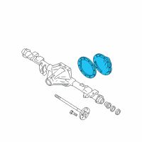 OEM 2008 Chevrolet Tahoe Axle Cover Diagram - 19133285