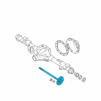 OEM GMC Envoy Rear Axle Drive Shaft Diagram - 88965787