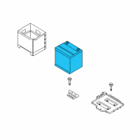 OEM 2008 Kia Rio5 Batteries Diagram - 371102G600