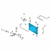 OEM Kia Rondo Radiator Assembly Diagram - 253101D120
