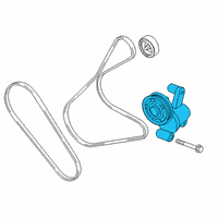 OEM 2019 Ford Fusion Serpentine Tensioner Diagram - DS7Z-6A228-A