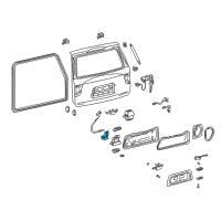 OEM Toyota Sequoia Lock Diagram - 69301-0C010