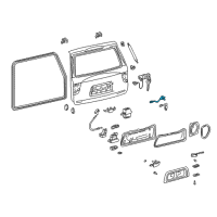 OEM 2001 Toyota Sequoia Lock Switch Diagram - 84830-34010