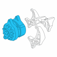 OEM 2002 Dodge Ram 3500 ALTERNATR-Engine Diagram - RL028925AA