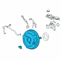 OEM 2017 Toyota Yaris iA Booster Diagram - 44610-WB002