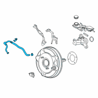 OEM 2018 Toyota Yaris iA Vacuum Hose Diagram - 44773-WB001