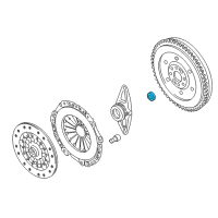 OEM BMW 328xi Cylindrical Roller Bearing, Radial Diagram - 21-20-7-536-792