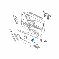 OEM BMW M5 Door Pocket Lighting, Front Diagram - 63-31-6-927-005