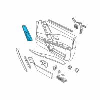 OEM 2007 BMW 550i Door Window Switch Left Diagram - 61-31-6-951-904