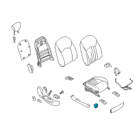 OEM Infiniti Heater Unit-Front Seat Cushion Diagram - 87335-1BA0A