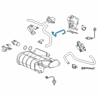 OEM Honda Accord Tube, Press Sensor Diagram - 17382-T3W-A01