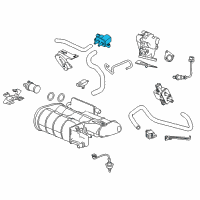 OEM Honda Valve Assembly, Purge Diagram - 36162-5K1-A01