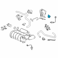 OEM Honda Accord Gasket, EGR Valve Outlet Diagram - 18716-5K0-A01