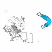 OEM 2004 Toyota Celica Inlet Duct Diagram - 17881-22030