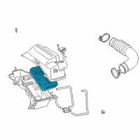 OEM 2005 Toyota MR2 Spyder Element Diagram - 17801-16020-83