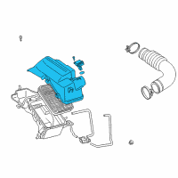 OEM 2001 Toyota Celica Upper Cover Diagram - 17705-22070